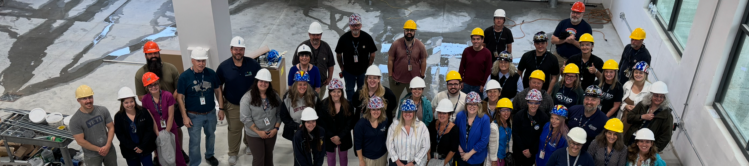 Photo of Professionals walking through our new building